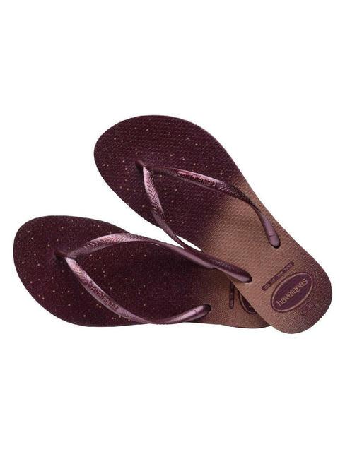 SLIM GLOSS Flip-Flops violetter Boden - Damenschuhe