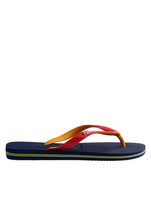 BRASIL MIX Flip Flops marineblau/rubinrot - Schuhe Unisex