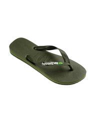 HAVAIANAS BRASIL LOGO Flip-Flops f&uuml;r Herren Gr&uuml;n Gr&uuml;n - Schuhe Unisex - 3
