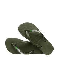 HAVAIANAS BRASIL LOGO Flip-Flops f&uuml;r Herren Gr&uuml;n Gr&uuml;n - Schuhe Unisex - 4