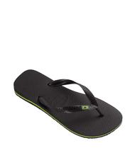 HAVAIANAS  BRASILIEN-LOGO-Flip-Flops SCHWARZ - Schuhe Unisex - 2