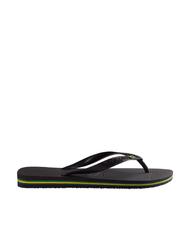 HAVAIANAS  BRASILIEN-LOGO-Flip-Flops SCHWARZ - Schuhe Unisex - 3