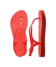 HAVAIANAS LUNA FLATFORM Flache Flip-Flop-Sandale Lachs - Damenschuhe - 4