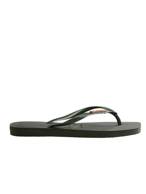 SQUARE LOGO Flip-Flops olivgr&uuml;n - Damenschuhe