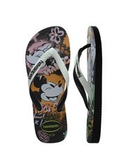 HAVAIANAS DISNEY STYLISH Flip Flops schwarz/wei&szlig;/schwarz - Schuhe Unisex - 5