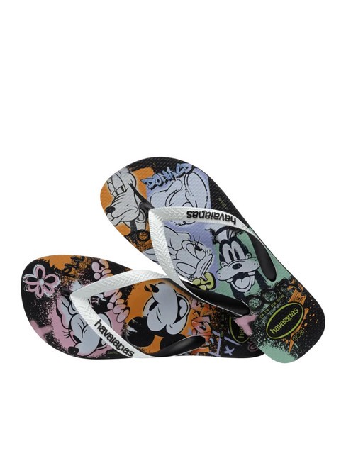 DISNEY STYLISH Flip Flops schwarz/wei&szlig;/schwarz - Schuhe Unisex