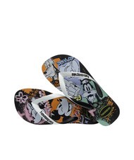 HAVAIANAS DISNEY STYLISH Flip Flops schwarz/wei&szlig;/schwarz - Schuhe Unisex - 6