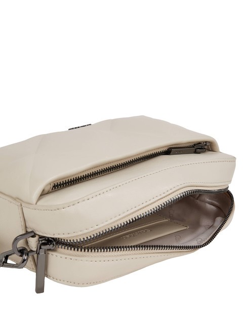 DIAMOND QUILT  Mini-Umh&auml;ngetasche mit Schultergurt grauer Morgen - Damentaschen