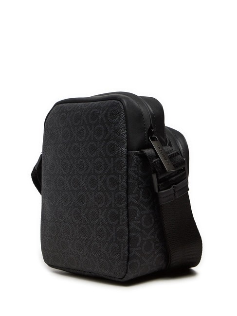 MUST  Herrentasche Schwarz Rot - Umh&auml;ngetaschen Herren