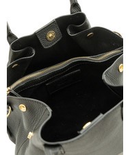 LESAC ALICE Lederhandtasche mit Schultergurt Schwarz - Damentaschen - 6