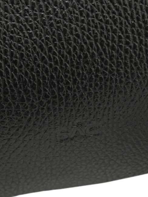 ALICE Lederhandtasche mit Schultergurt Schwarz - Damentaschen