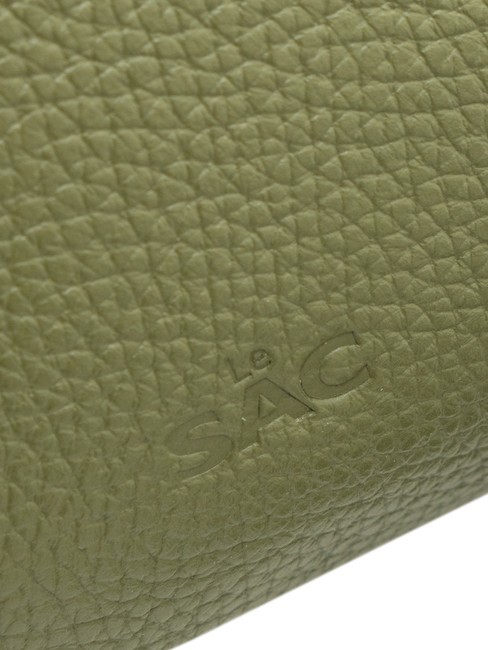 SIMONA Umh&auml;ngetasche aus Tris-Dollar-Leder Olive - Damentaschen