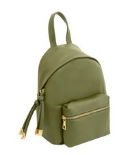 LESAC VANESSA Dollar-Rucksack aus Leder Olive - Damentaschen - 2