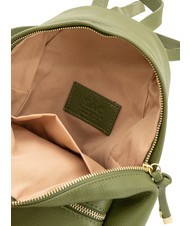 LESAC VANESSA Dollar-Rucksack aus Leder Olive - Damentaschen - 6