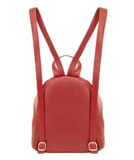 LESAC VANESSA Dollar-Rucksack aus Leder Rot - Damentaschen - 3