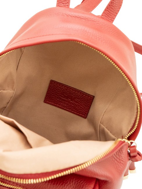 VANESSA Dollar-Rucksack aus Leder Rot - Damentaschen