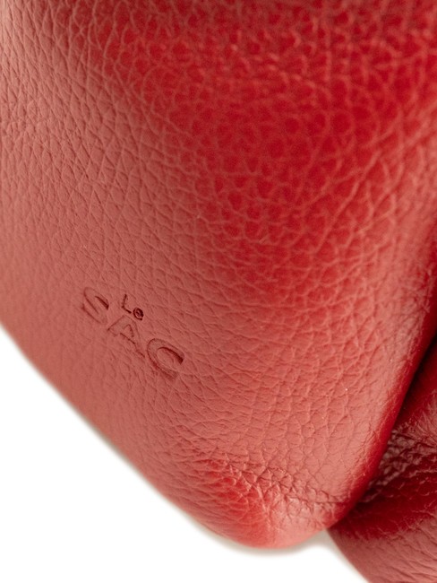 VANESSA Dollar-Rucksack aus Leder Rot - Damentaschen