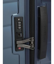 SAMSONITE ATTRIX Extragro&szlig;er Trolley Stahlblau - Harte Trolleys - 4