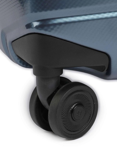 ATTRIX Extragro&szlig;er Trolley Stahlblau - Harte Trolleys