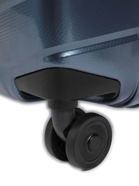 ATTRIX Gro&szlig;er Trolley Stahlblau - Harte Trolleys