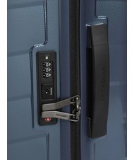 SAMSONITE ATTRIX Mittelgro&szlig;er Trolley Stahlblau - Harte Trolleys - 4