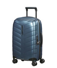 SAMSONITE ATTRIX Erweiterbarer schlanker Kabinentrolley Stahlblau - Handgep&auml;ck - 3