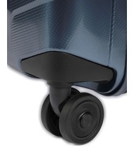 SAMSONITE ATTRIX Erweiterbarer schlanker Kabinentrolley Stahlblau - Handgep&auml;ck - 5