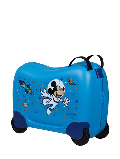DREAM2GO DISNEY Aufsitzbarer Kindertrolley Mickey-Sterne - Handgep&auml;ck