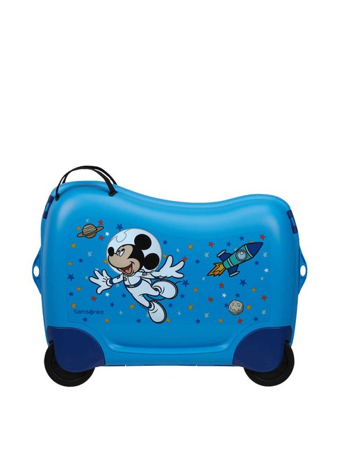 DREAM2GO DISNEY Aufsitzbarer Kindertrolley Mickey-Sterne - Handgep&auml;ck