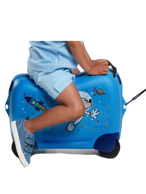 DREAM2GO DISNEY Aufsitzbarer Kindertrolley Mickey-Sterne - Handgep&auml;ck