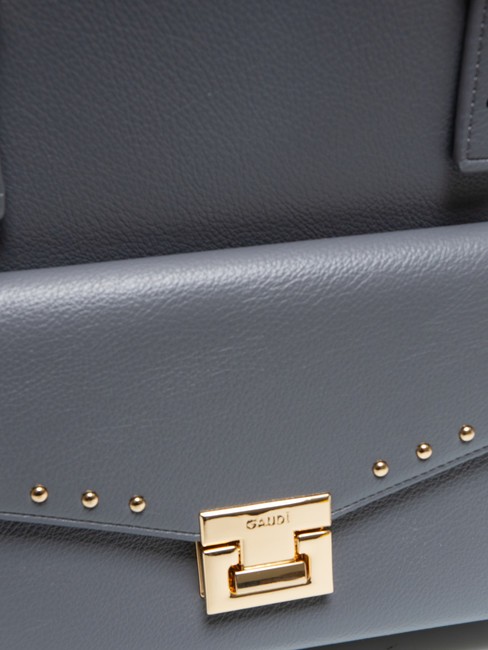 CAMILLA Shopper-Tasche mit Nieten grau - Damentaschen