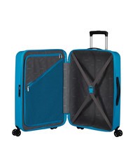 AMERICAN TOURISTER REJOY Mittelgro&szlig;er Trolley azurblau - Harte Trolleys - 2