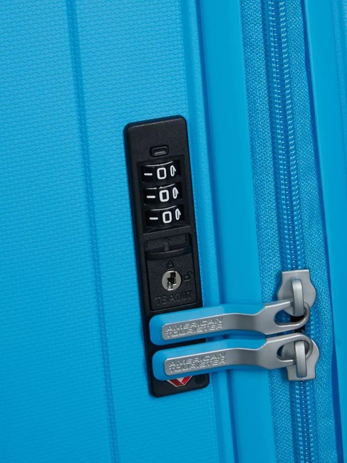 REJOY Mittelgro&szlig;er Trolley azurblau - Harte Trolleys