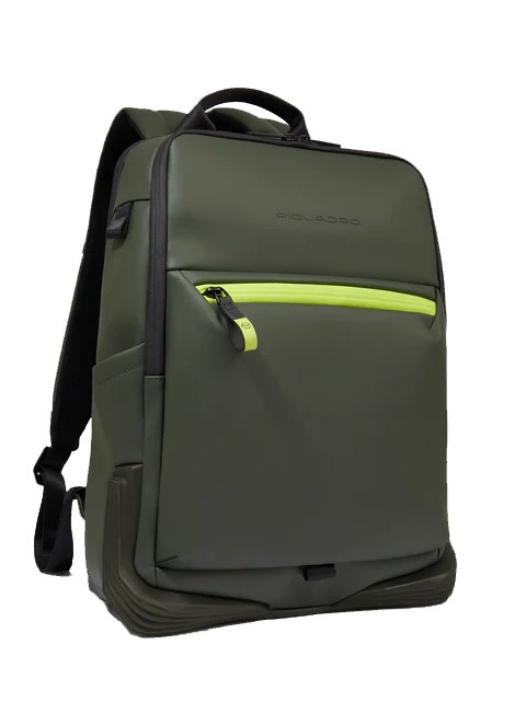 CORNER SPECIALE GOMMATO  14" PC-Rucksack GR&Uuml;N - PC-Rucks&auml;cke