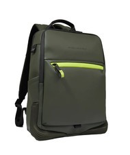 PIQUADRO CORNER SPECIALE GOMMATO  14" PC-Rucksack GR&Uuml;N - PC-Rucks&auml;cke - 2