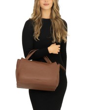 LESAC FRESIA Handtasche mit Schultergurt aus Leder verbrannt - Damentaschen - 4
