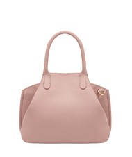 LESAC ALICE Lederhandtasche mit Schultergurt tausendj&auml;hriges Rosa - Damentaschen - 3