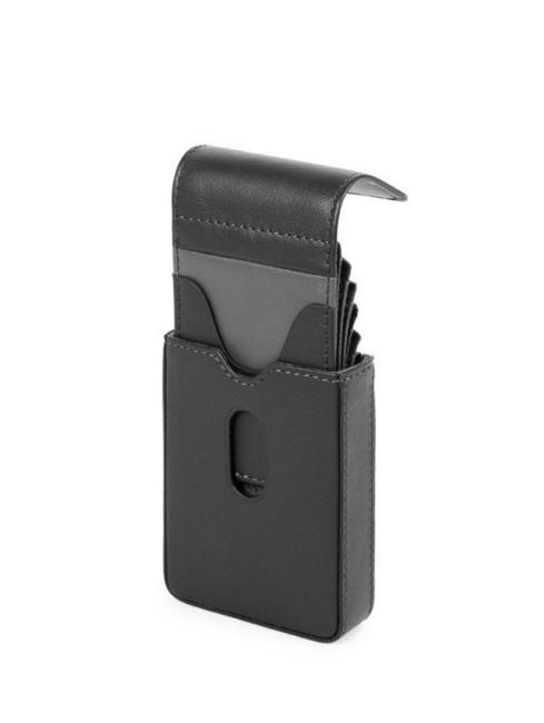 CAMPIONARIO - URBAN Kartenhalter aus Leder Schwarz - Brieftaschen Herren