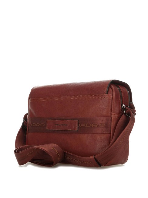 CAMPIONARIO - BLACK SQUARE Messenger aus Leder LEDER - Arbeitstaschen