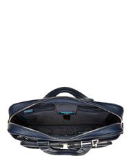 PIQUADRO CAMPIONARIO - MODUS Aktentasche aus Leder f&uuml;r PC 14 " Blau - Arbeitstaschen - 6