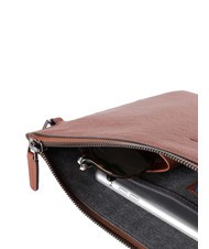 PIQUADRO CAMPIONARIO - BLACK SQUARE Clutch aus Leder LEDER - Tablettmappe &amp; Organizer - 3