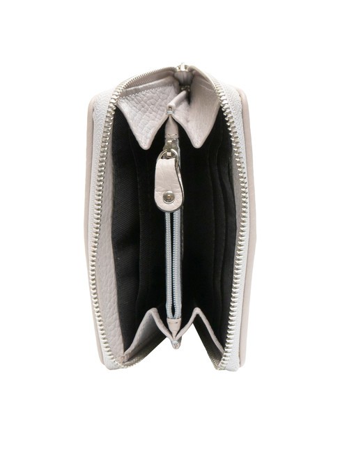 SIERRA Mittelgro&szlig;e Lederbrieftasche mit umlaufendem Rei&szlig;verschluss EIS - Brieftaschen Damen