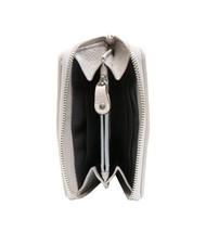 TOSCA BLU SIERRA Mittelgro&szlig;e Lederbrieftasche mit umlaufendem Rei&szlig;verschluss EIS - Brieftaschen Damen - 2