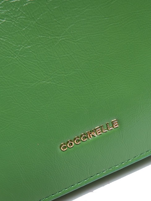 BEAT ROCK Klappentasche aus rissigem Leder Pfefferminze - Damentaschen