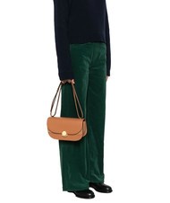 FURLA SFERA Umh&auml;ngetasche aus Leder mit Klappe Brandy - Damentaschen - 5