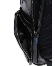 PIQUADRO BLUE SQUARE  15,6-Zoll-Laptop-Rucksack aus Leder Blau - PC-Rucks&auml;cke - 3