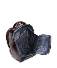 PIQUADRO BLUE SQUARE Lederrucksack, 14-Zoll-Laptophalter MAHAGONI - PC-Rucks&auml;cke - 4
