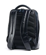 PIQUADRO BLUE SQUARE Lederrucksack, 14-Zoll-Laptophalter Blau - PC-Rucks&auml;cke - 2