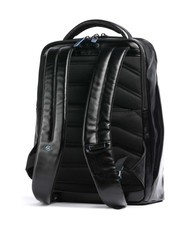 PIQUADRO BLUE SQUARE Lederrucksack, 14-Zoll-Laptophalter - PC-Rucks&auml;cke