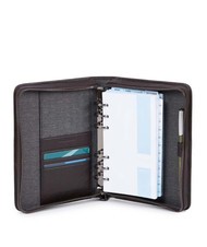 PIQUADRO CAMPIONARIO - BLACK SQUARE  Organizer aus Leder - Tablettmappe &amp; Organizer